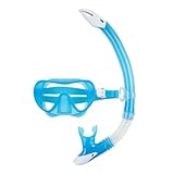 aqualung combo nabul | maschera + snorkel, escursioni acquatiche, snorkeling per adulti, uomini e donne, con visione a 180°, protezione uv, lenti antiappannamento e antigoccia