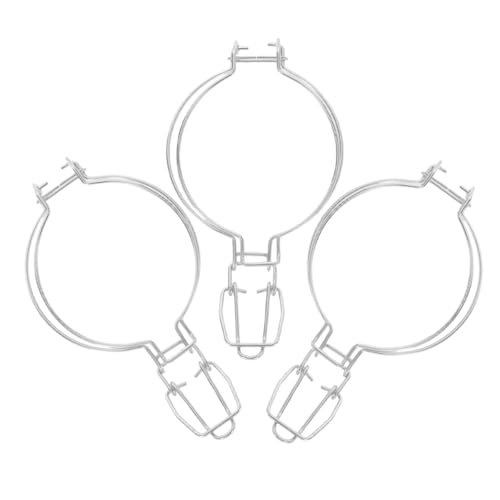Homoyoyo Abrazadera de Alambre para Tarros de Cristal de 93 MM 3 Piezas Cierre Sellado de Acero Inoxidable Clip de Repuesto para Frascos de Miel y Contenedores de Almacenamiento