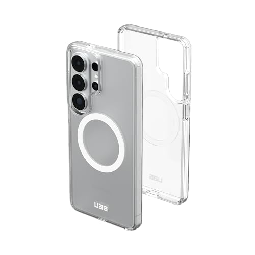 Image of Urban Armor Gear UAG for Galaxy S26 Ultra 5G Case, Scout Clear - Compatible with Magnetic Charging Transparent Rugged Military Drop Tested Protective Cover - Ice /White