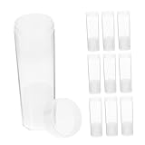 Transparent pour l'affichage : la conception claire vous permet de le contenu à l'intérieur, ce qui le rend idéal à la fois pour le stockage et l'affichage, organisateur de pièces de monnaie, pot à pourboires pour l'argent