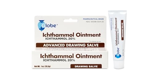 Globe Ichthammol Ointment 20% (Drawing Salve) 1 OZ...