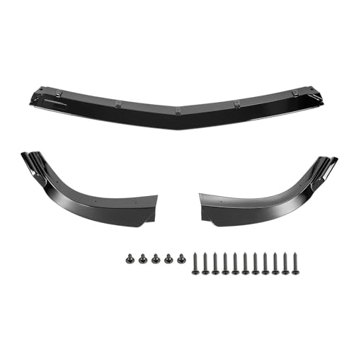 Aileron pare-chocs avant premium noir laqué pour Benz W204 C200 C250 C300 Sport
