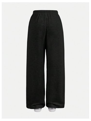 Image of SOLY HUX Girl's Wide Leg Sweatpants Elastic High Waisted Loose Baggy Pants with Pockets