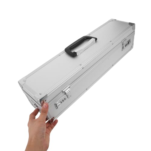 Maletín de aluminio para cuchillos de 18.5" con cerradura de 3 dígitos 5