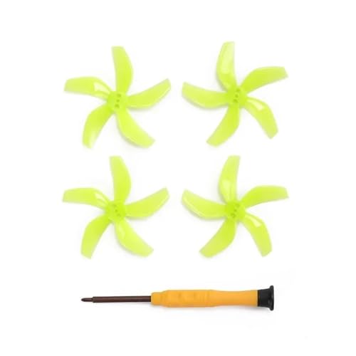Hélice ronde pliable à 5 pales pour drone Neo verte en lot de 49 pièces