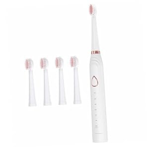 Valiclud Schallzahnbürste mit Gesichtsreinigungsbürste Weiß