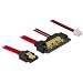 Produktbild DeLOCK Adapter Adapterkabel SATA 7Pin + 2Pin > SATA 22Pin