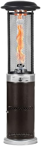 Fire Sense Spiral Flame Patio Heater - What Makes It Stand Out? 5 BALI OUTDOORS Propane Patio Heater, Stainless Steel Standing, 36,000 BTUs Portable Commercial Outdoor Gas Patio Heater with Glass Tube for Deck, Garden and Porch