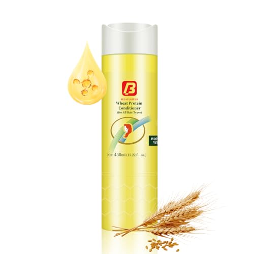 Acondicionador, suavizante y reparador, fórmula de proteína de trigo hidrolizada, tipo de fragancia floral, 450 ml