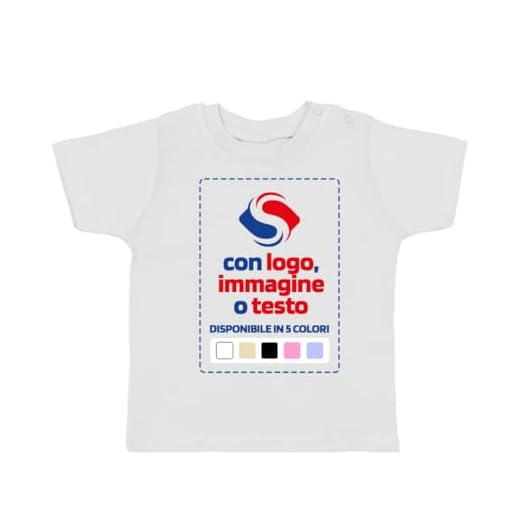 Magliette Personalizzate per Neonati in Cotone