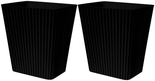 DAJITRE Plastic Small Trash Can, 3.5 Gallon Rectangular Wastebasket for