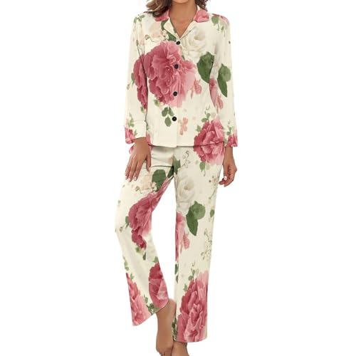 Pyjama grande taille femme vêtement d'intérieur pour voyage confort