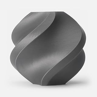 Bambu Lab ABSフィラメント 1.75mm 1kgスプール - 高強度、耐熱3Dプリンターフィラメント、耐久性、低歪み、Bambu LabおよびほとんどのFDM 3Dプリンターに対応 シルバー (40102) - スプール