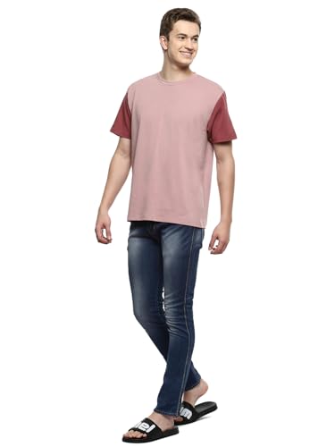 Image of hummel Twin Men's Boxy Fit Crew Neck Color Block Casual T-Shirt