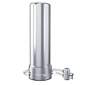 Waterdrop 5-Stage Stainless Steel Countertop Filter System, 8000 Gallons Faucet Water Filter, Reduces Heavy Metals, Bad Taste and Up to 99% of Chlorine (1 Filter in Total)?WD-CTF-02