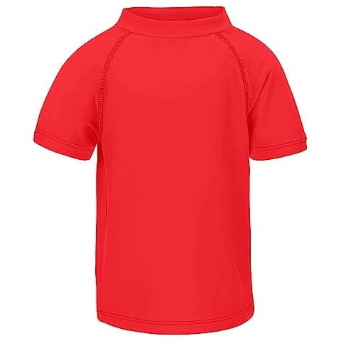 LACOFIA Boys UPF50+ Sun Protection Rash Vest Cover