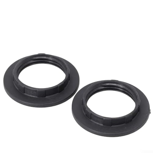 Para 2 piezas de collar para anillos para soportes de lámpara de rosca de anillo diseñados para bombillas E14 y EPara 27 bombillas adecuadas para lámparas de escritorio, lámparas de pie y más (E14