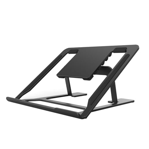 Support ordinateur portable pliable en alliage d'aluminium robuste avec inclinaison réglable
