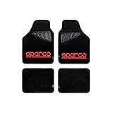 SparcoCORSA フロアマット レッド 4Set SPC1903