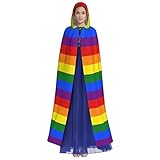 Zoom IMG-1 wurton mantello con cappuccio arcobaleno