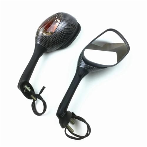 Espejo retrovisor de motocicleta para rutas y curvas en Suzuki GSXR 750 K7