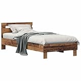 【Dimensions et structure idéales】 Fait en bois d'ingénierie, ce cadre soutient divers arrangements de sommeil. Son design inclut un cadre à lattes fixe qui offre un bon soutien pour le matelas, et il a des dimensions idéales pour la plupart des besoins en chambre. Profite de l'alliance parfaite entre praticité et style, assurant que ton cadre de lit s'intègre bien dans l'ambiance de ta chambre.
