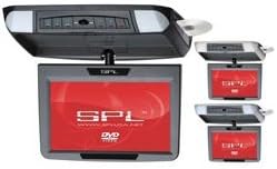SPL DM9000CM 9 Flip-Down Color Monitor with DVD Player and USB Input - Beige-Black-Grey