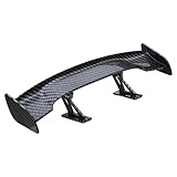 Auto-Spoilerflügel – Universal-Heckspoiler im Mini-GT-Stil, Auto-Heckdekoration im Carbon-Look | Aerodynamisches Rennwagenzubehör für Sportfahrzeuge, Limousinen und Fließheck-Styling-Upgrade