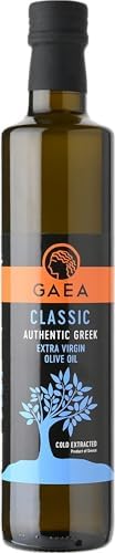 GAEA Classic Authentic Greek Extra Virgin Olive Oil, 16.9 Fl Oz | Cold Extracted Olive Oil from Greece | Balanced Flavor for Cooking, Dressing & Dipping | Non-GMO, All-Natural