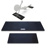 MAUMI Esterilla protectora de suelo de goma para Concept2 WaterRower│Accesorios antideslizante alfombrilla de fitness