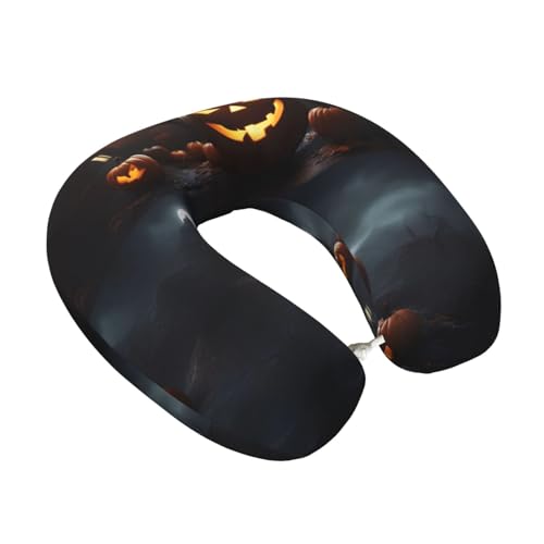 Almohada de Memoria para Cuello, Forma U, Negro miniatura 2