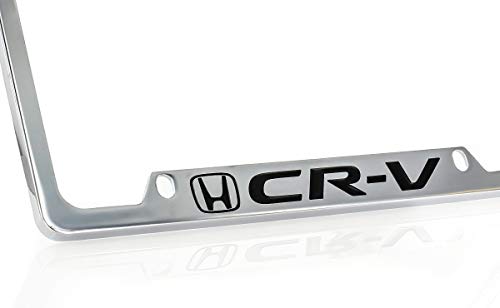 Honda Cr-V Chrome Plated Zinc License Plate Frame Holder Bottom Engraved 4 Hole #TOP2