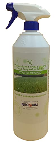 Limpiador para césped artificial higienizante y antiestático. STATIC CESPED 1 Litro