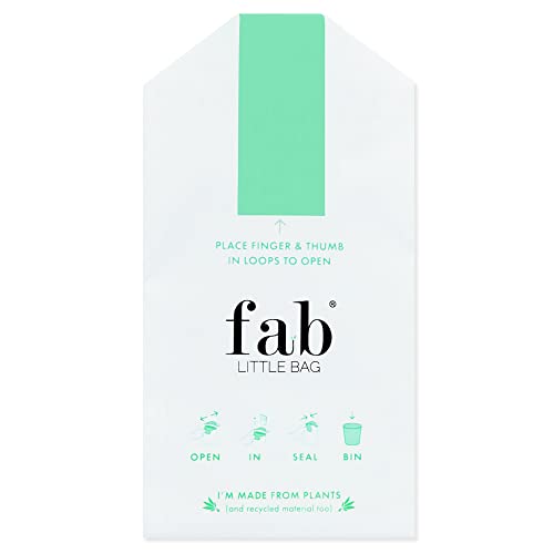 Fab Little Bag Hygienebeutel - zur Vorbeugung von Gerüchen & für eine saubere Handhabung - umweltfreundlich, verschließbar & ideal für Reisen - Nachfüllpack mit 200 Beuteln - NUR NACHFÜLLBEUTEL