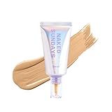 Naked Sundays BeautyScreen™ SPF 50 Peptide Foundation Tint – Tinted Sunscreen & Skincare Makeup with Zinc Oxide, Niacinamide – Lightweight Natural Coverage, 3 Warm Honey, 1.01 oz