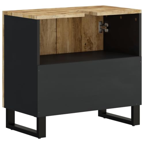 Mueble de baño TALCUS de madera de mango con amplio almacenamiento para lavabo 7