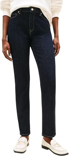 PERFETTO PASSE-PARTOUT: Questi jeans minimalisti si caratterizzano per il comfort particolarmente elevato e sono perfetti da indossare durante il giorno o in ufficio. La bandierina Tommy Hilfiger ricamata sulla tasca cattura gli sguardi.