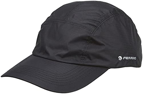 Ferrino Rain, Cappello con Visiera Unisex, Nero, M