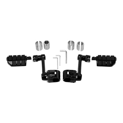 オートバイ調節可能なフットレストフットペグ に適合する ゴールドウィングGL1800 22mm 30mm 35mm 用 フットペグ(D)