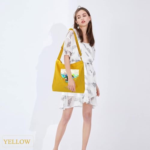 Image of Lify Women's Retro Large Size Canvas Shoulder Bag Hobo Crossbody Handbag Casual Tote - 1 Piece