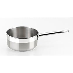 Cazuelas De Acero Quirúrgico BRA Profesional A343853 - Cazo, 16 cm, Acero Inoxidable 18/10