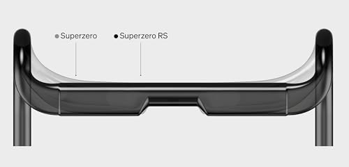 Cintre carbone Superzero RS rigide de 42cm pour optimiser l'aérodynamisme du poste de pilotage
