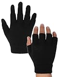 3-in-1 Touchscreen Magic Gloves - Versatile & Lightweight Thermal Knit Gloves Designed for Texting, Driving, Running and Casual Wear - 3-Finger Touch Screen Technology - Fits Men & Women