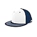 Pacific Headwear Standard D-Series Trucker Snapback Cap, White/Navy/Navy, One Size