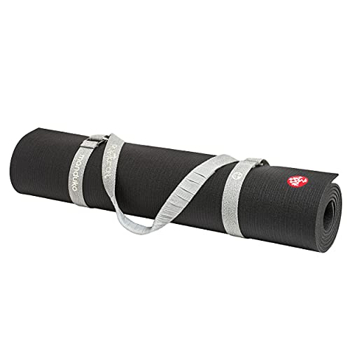 Manduka Yoga Commuter Mat Carrier - Eco-Friendly Cotton, Easy to Carry, Hands-Free, For All Mat Sizes, 68" x 1.5"