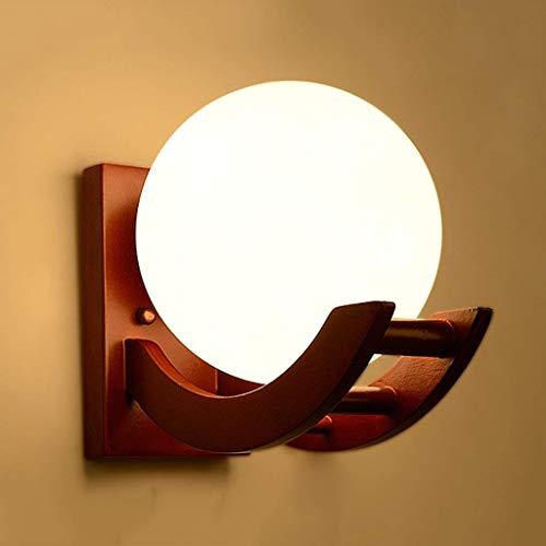 Applique murale allée bois rétro pour éclairer un couloir sombre