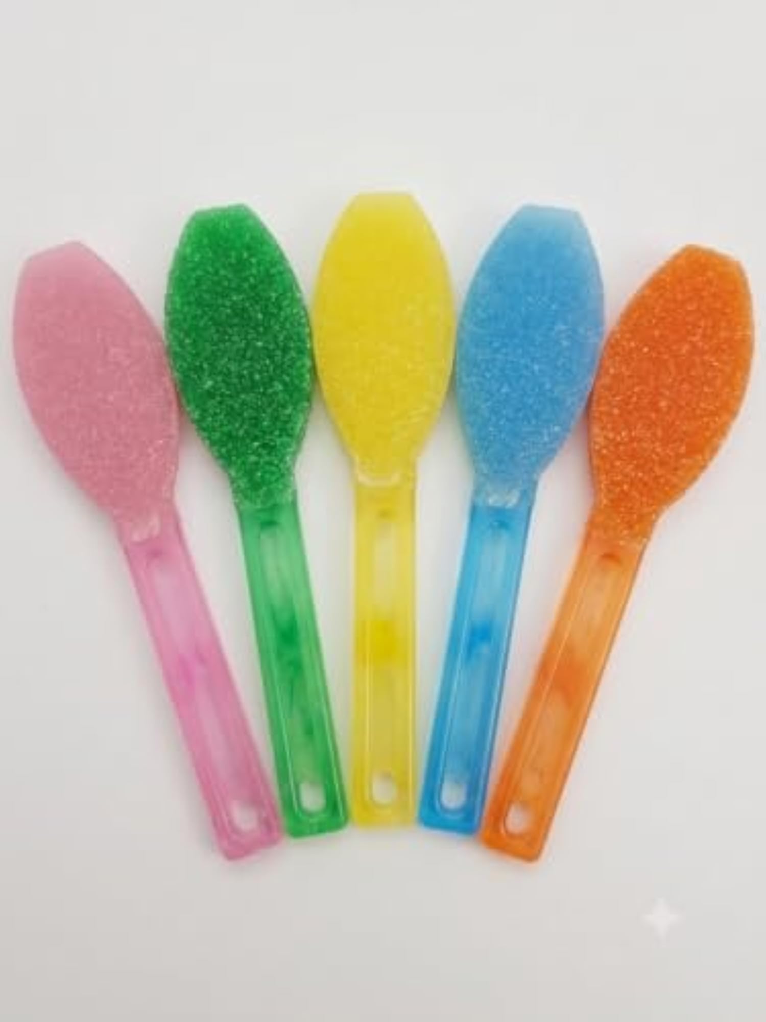 Dual-Sided Foot Scrubber, Pack of 2, Multicolour