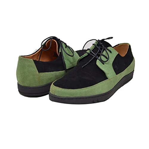 British Collection Westminster Men's Lace Up Shoes Black/Green