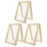 Ciieeo 3St Papierrahmen + the children + Werkstoffe bastelzeug Netzrahmen für DIY-Papier Rahmen zur Papierherstellung Papierhandwerkswerkzeuge pädagogischer Netzrahmen Kupfer