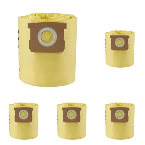 Shop-Vac 9196433 High Efficiency Disposable Filter Bags, Fits 4 Gallon Tanks, Designed for All-Around Plus and Floormaster (Model E87) Vacuums, 2 Count (Pack of 5)